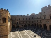 Castle of Rhodes the Main Entrance To the Palace of the Grand Masters Rhodes  Island, Greece. Stock Image - Image of citadel, historic: 90778059