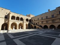 Courtyard of the Grand Masters Palace (I). Rhodes Old Town…