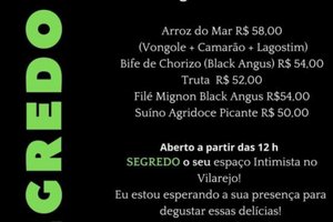 Cardápio