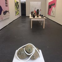 Exposition in the De Garage ; work from Maen Florin , Stefan Serneels and Xavier Noiret-Thome