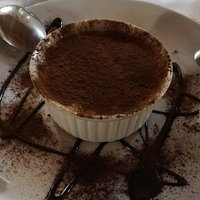 Tiramisù. La foto si commenta da sola, buono e "ciccioso". Gluten free e vegetariano