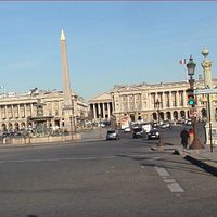 Hotel de Coislin, left, is one of two identical buildings. The other one is Hotel de la Marine, right.