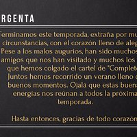 Terminamos este temporada, extraña por muchas circunstancias, con el corazón lleno de alegría.
Pese a los malos augurios, han sido muchos los amigos que nos han visitado y muchos los días que hemos colgado el cartel de "Completo".
Juntos hemos recorrido un verano lleno de buenos momentos. Ojalá que estas buenas energías nos reúnan a todos la próxima temporada.
Hasta entonces, gracias de todo corazón.