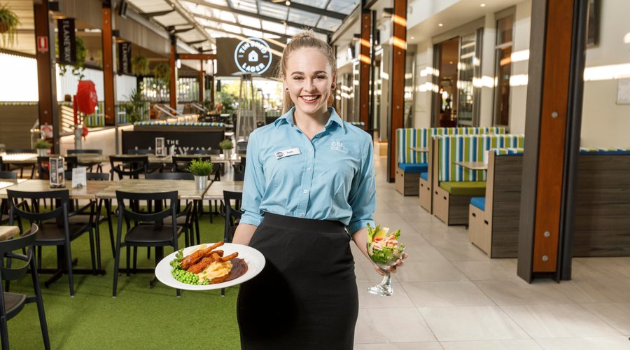 Relax and enjoy a meal with friends and family in our outdoor alfresco dinning area The Laneway. 