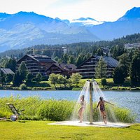 Etang de la Moubra à Crans-Montana (Valais - Suisse)