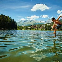 Etang de la Moubra à Crans-Montana (Valais - Suisse)