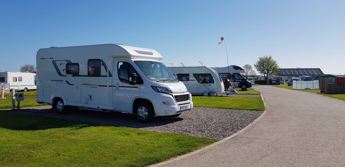 Parking for caravans and motorhomes