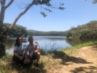 O abraço na natureza na Serra dos Cavalos em Caruaru