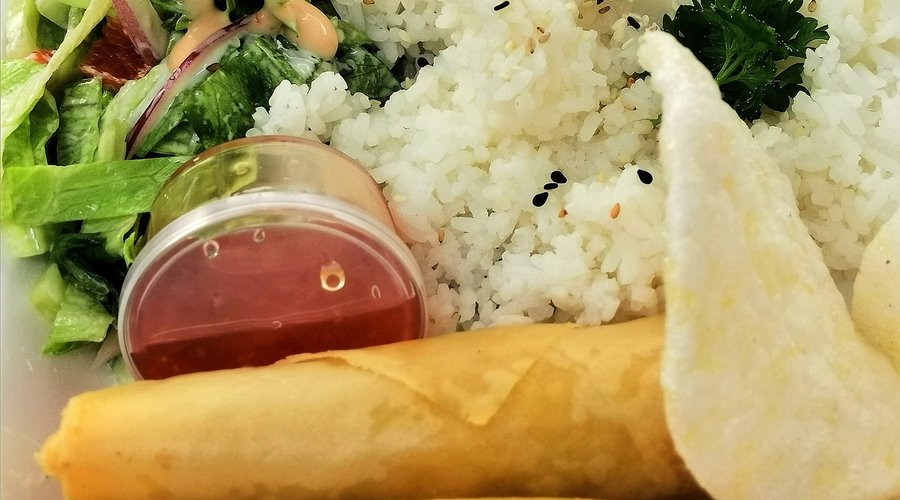 Spring rolls with rice!