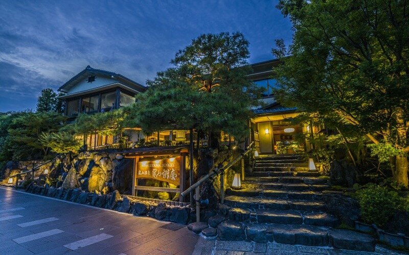 exterior at night
