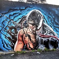 Street art in via IV Novembre.