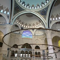 Interior of Camlica mosque, Istanbul