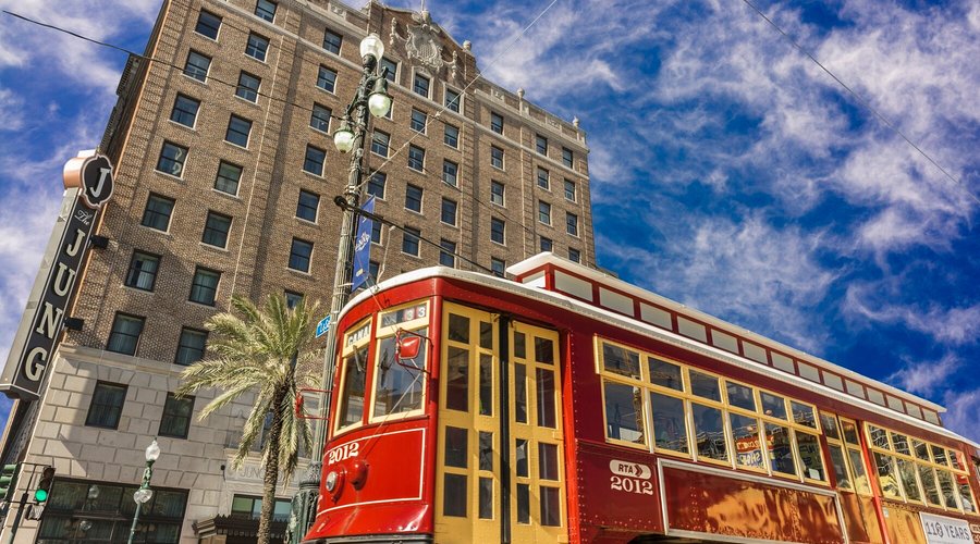 Exterior with Streetcar