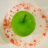 quand la pomme viens faire un clin d'oeil a la carte d'automne