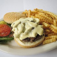 Build-a-Burger with Mushrooms and Swiss