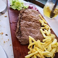 Cachopo de cecina y cabra