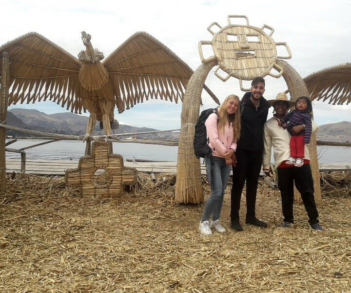 Private tour to uros islands with yordy and dina image