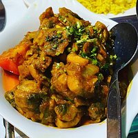 Curry and sides.