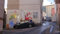 Peinture murale et costume sarde et BD - Photo de Sa Dommo e sos Corraine -  Casa Museo di Orgosolo, Sardaigne - Tripadvisor