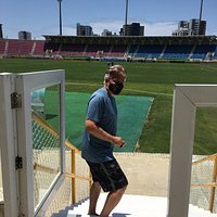 Dentro do estádio