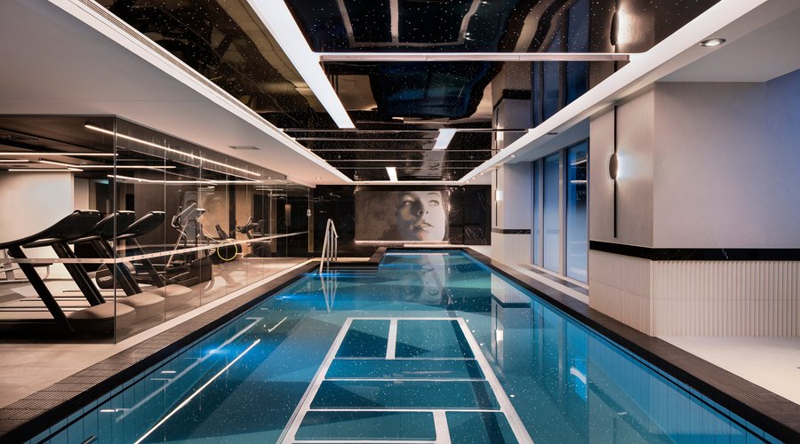 Indoor heated lap pool