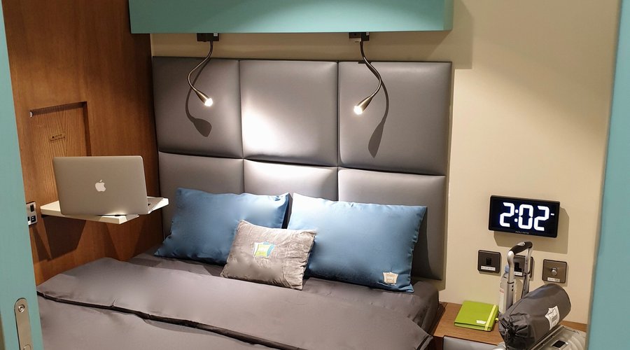 Double Cabin suitable for two persons, and one child up to 115cm in height