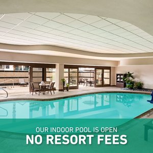 Enjoy our indoor pool during your stay