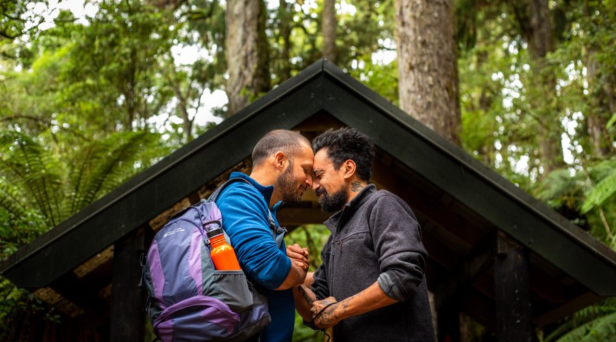 Hongi - the pressing of noses, the sharing of breath, the becoming of one... 