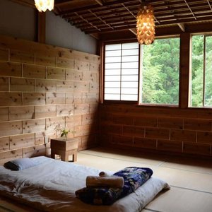 【Guest room】ゲストのお部屋。ごゆっくりおくつろぎいただけます。