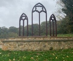 Sculpture at Lesnes Abbey