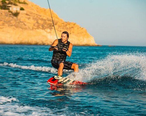 Watersports in Mykonos  Super Paradise super fun watersports in Mykonos