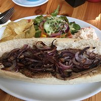 Steak & Onion Baguette.