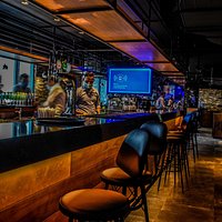 Bar with extensive beverage menu