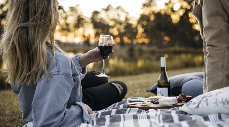 Relax and enjoy a picnic on the spacious 50-acre grounds. 