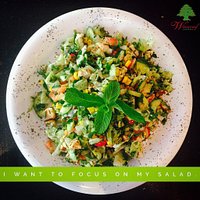 Fresh Halloumi and Chicken Salad
