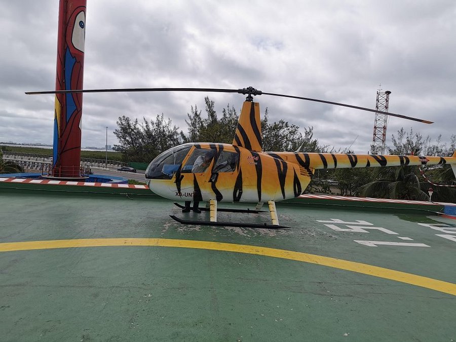 cancun flights helicopter