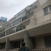 a brutalist fan in his element