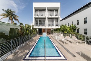 The Meridian Miami in Miami Beach, image may contain: Villa, Condo, Hotel, Pool