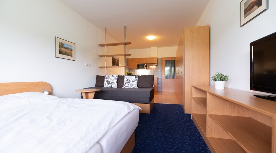 Třílůžkový apartmán.