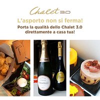 Porta la qualità dello Chalet 3.0 direttamente a casa tua!
🥡 Ordini online sul sito www.chaletcarpi.it sia da asporto che a 🛵 domicilio (minimo ordine €50.00) entro le 21.00!
Per maggiori informazioni chiamaci o contattaci via Whatsapp -> 059 64225