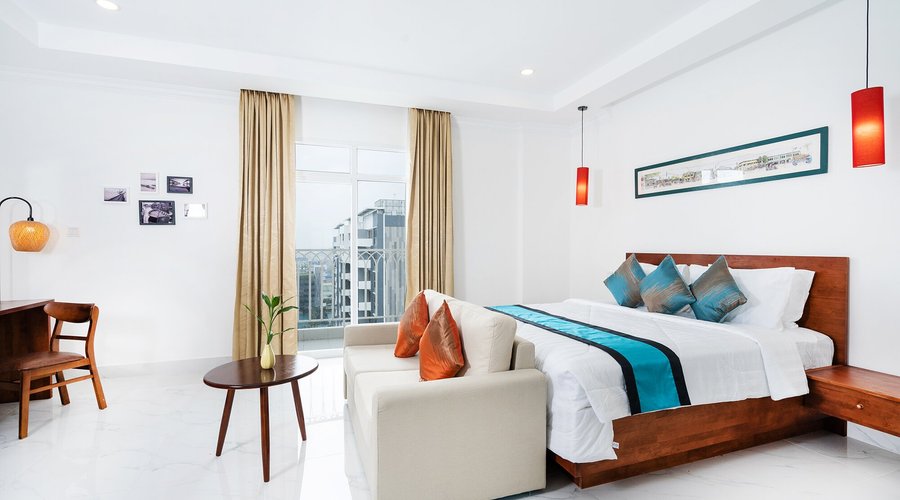 Le Kree Downtown Hotel - Deluxe Double Room, Room Plan