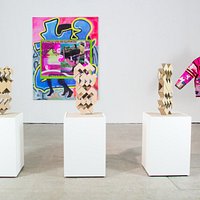 In Dark Times exhibition at Castlefield Gallery. Photo courtesy Annie Feng