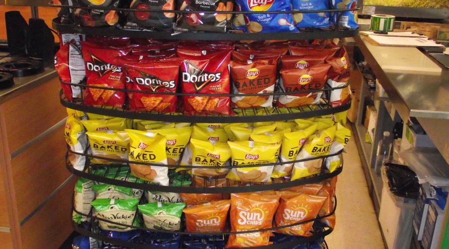 NH - NEWINGTON - SUBWAY – RACK OF CHIPS
