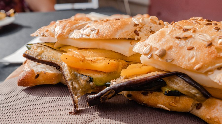 Sandwich sain et maison végétarien