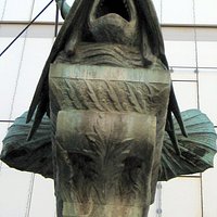 Triton, sitzt auf einen Fisch...