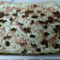 Tarte flambée champignons