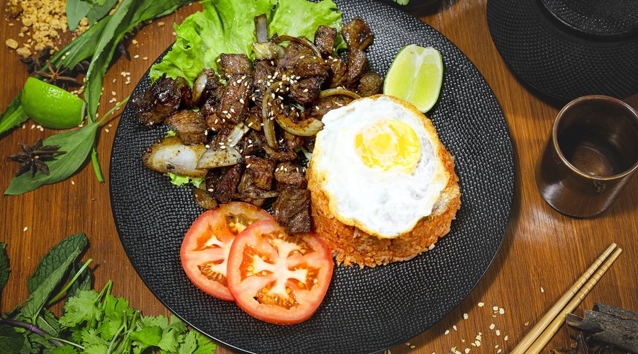 Riz Loc lac au boeuf