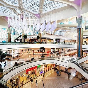 Luxury shops at Istinye Park shopping center mall near Levent