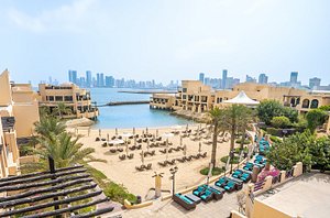 Novotel Bahrain Al Dana Resort in Manama, image may contain: Resort, Hotel, Waterfront, City