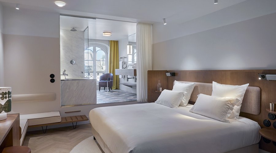 Chambre Confort - Salle de bain ouverte
